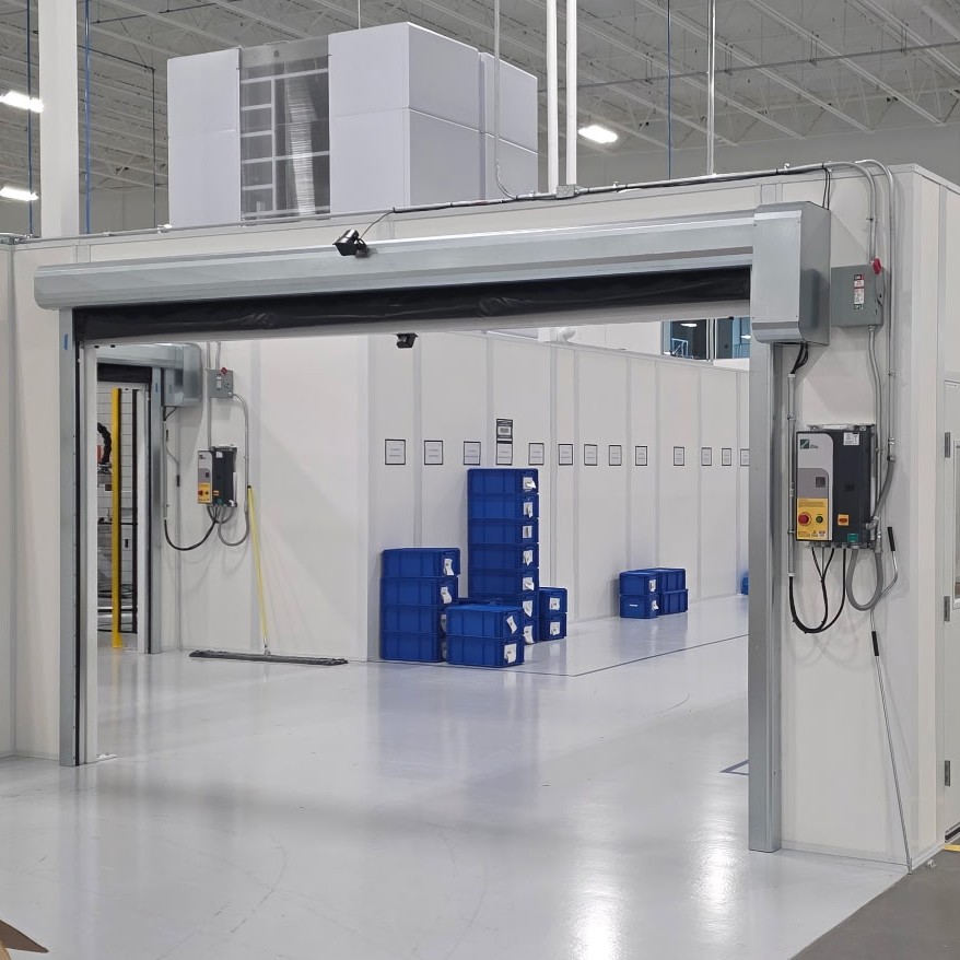 Completed loading dock system installation by Oldham Dock And Doors